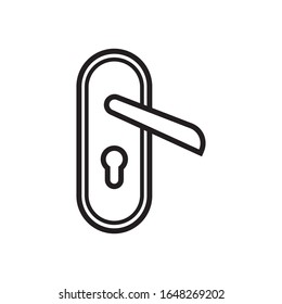 Doorknob icon design. vector illustration