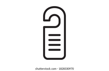 Türknauf Symbol, Vektorzeichen und Symbol einzeln auf weißem Hintergrund, Logo-Konzept von Doorknob.