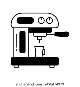 doorknob icon with white background vector stock illustration