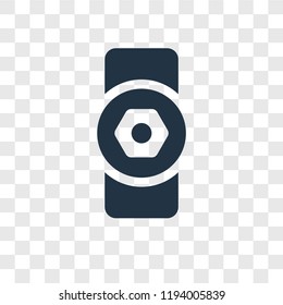 Doorknob vector icon isolated on transparent background, Doorknob transparency logo concept