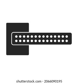 Doorknob vector icon.Black vector icon isolated on white background doorknob.