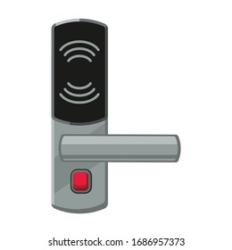 Doorknob vector icon.Cartoon vector icon isolated on white background doorknob.