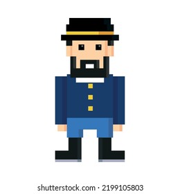 Doorman Pixel 8 Bit Style Icon