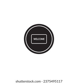 doormat icon vector template illustration logo design