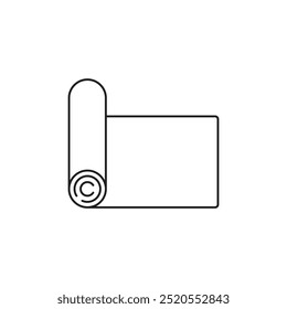 Icono de felpudo Vector Plantilla ilustración diseño de logotipo