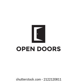 Doors Logo design Template Download