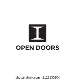 Doors Logo design Template Download