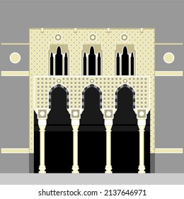 Doors Of The Makkah Gate The Mosque Of The  Masjid Al Haram Makkah Saudi Arabia Stock