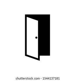 Doors Open icon isolated on white background. Doors Open icon simple sign. Eps10