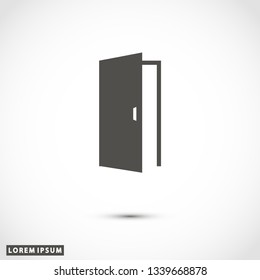 the doors vector eps 10 icon