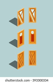 Doors. Vector Image doors.