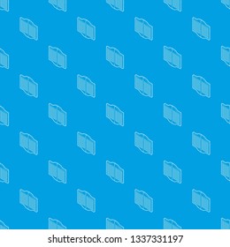 Doors in western saloon pattern vector seamless blue repeat for any use