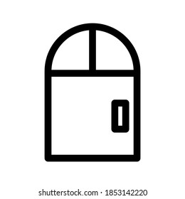 doorway icon or logo isolated sign symbol vector illustration - high quality black style vector icons
