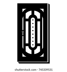 Doorway icon. Simple illustration of doorway vector icon for web