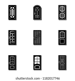 Doorway Icons Set Simple Set 9 Stock Vector (Royalty Free) 1182017746 ...