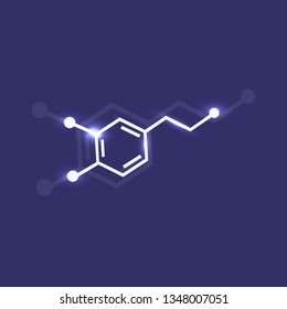 Dopamine chemical formula
