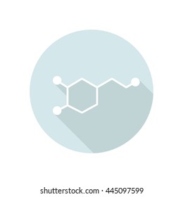 dopamine icon. vector illustration