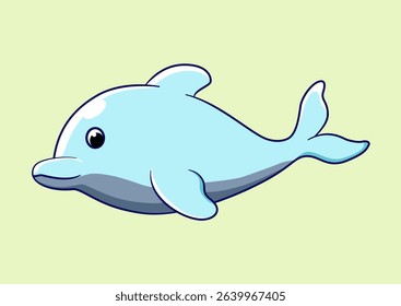 dophin fish illustration character design