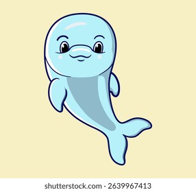 dophin fish illustration character design