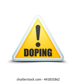 Doping Exclamation triangle sign