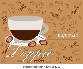 Doppio coffee banner
