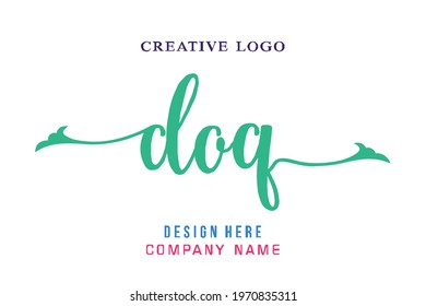 DOQ lettering logo is simple, easy to understand and authoritative