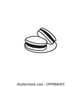 icono dorayaki logotipo vectorial arte