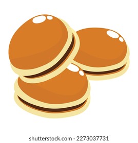 Dorayaki Or Japenese Pancake Vector