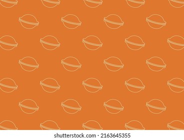 Dorayaki symbol pattern wallpaper. Dorayaki is a Japanese sweet. Dorayaki is a Japanese snack.