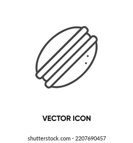 Dorayaki vector icon. Modern, simple flat vector illustration for website or mobile app.Japanese food symbol, logo illustration. Pixel perfect vector graphics	