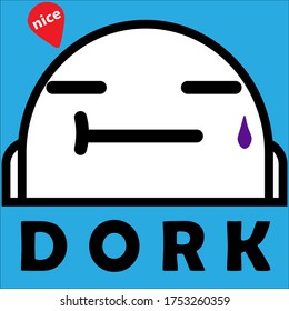 A dork abstract logo art