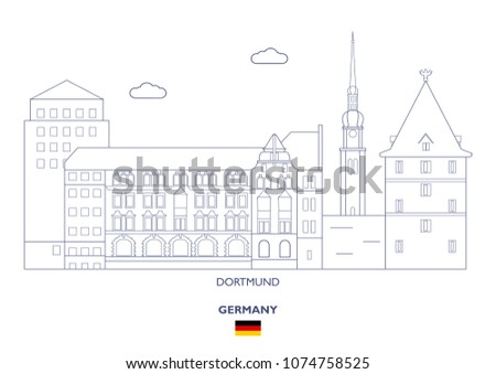 Dortmund Linear City Skyline, Germany