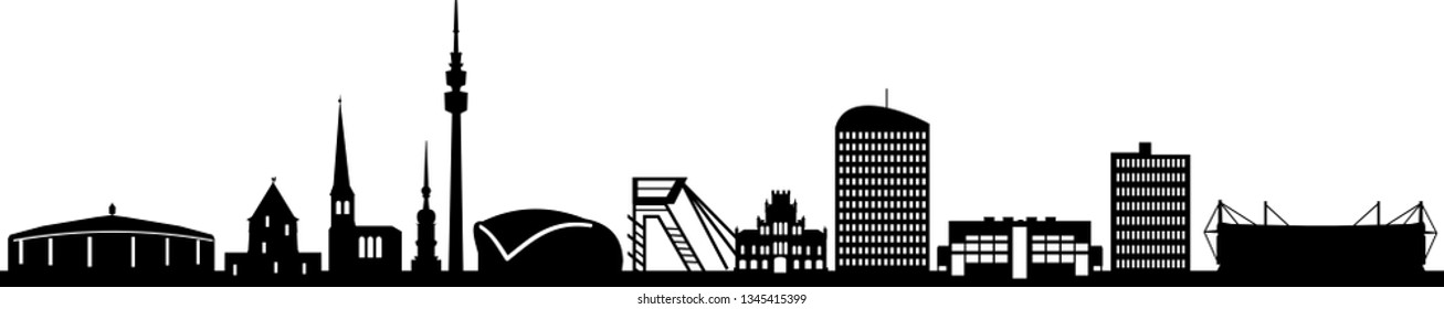 Dortmund Skyline Cityscape