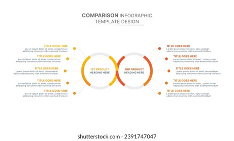 Plantilla de diseño de infografía moderna de Dos y Don's