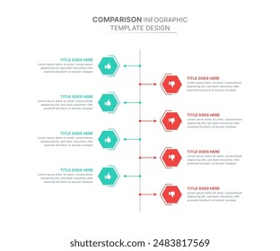 Dos and Don’ts Comparison Modern Infographic Design Template