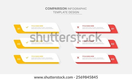 Dos and Don’ts Comparison Modern Infographic Design Template