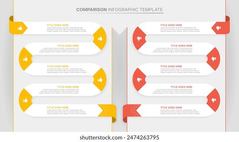 Dos and Don’ts Comparison Modern Waves Infographic Design Template