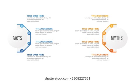 Dos and Don'ts, Comparison Chart Infographic Template Design