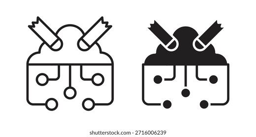DOS-Icon-Konzept für Infografik, Website oder App.