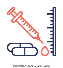Dosage Icon Element For Design