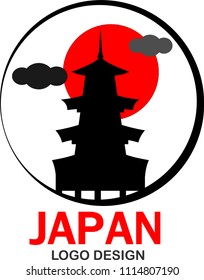  dOsaka Castle JAPAN logo vector illustration  