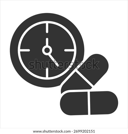 Dose Glyph Icon Vector Illustration