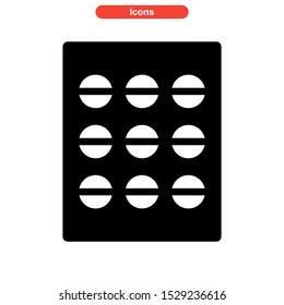 dose icon isolated sign symbol vector illustration - high quality black style vector icons
