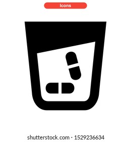 dose icon isolated sign symbol vector illustration - high quality black style vector icons
