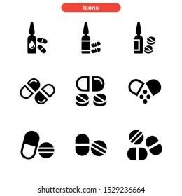 dose icon isolated sign symbol vector illustration - Collection of high quality black style vector icons
