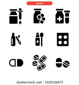 dose icon isolated sign symbol vector illustration - Collection of high quality black style vector icons
