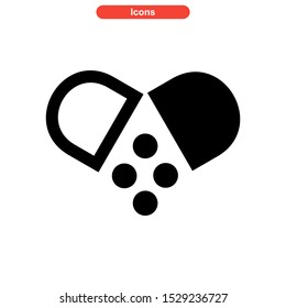 dose icon isolated sign symbol vector illustration - high quality black style vector icons
