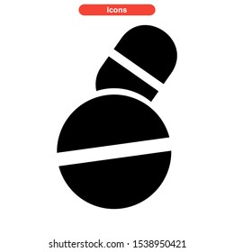 dose icon isolated sign symbol vector illustration - high quality black style vector icons
