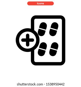 dose icon isolated sign symbol vector illustration - high quality black style vector icons
