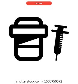 dose icon isolated sign symbol vector illustration - high quality black style vector icons
